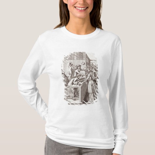 人頭税、選挙権税1709年 Tシャツ (正面)
