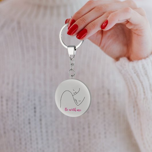 人顔行キーチェーン キーホルダー