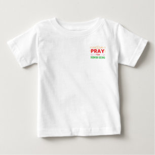 人類に祈りを ベビーTシャツ