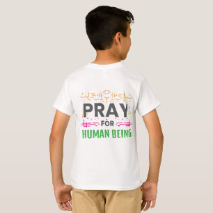人類に祈りを Tシャツ
