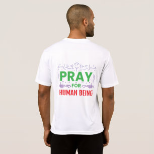 人類に祈りを Tシャツ