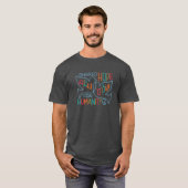 人類のための平和な希望を共有する Tシャツ (正面フル)