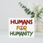 人類のカスタム ポストカード (スタンド正面)