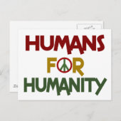 人類のカスタム ポストカード (正面/裏面)