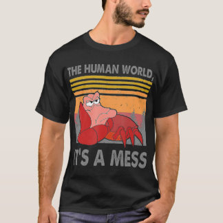 人類の世界は大変なことになっているカニ ヴィンテージ ファミリー Tシャツ