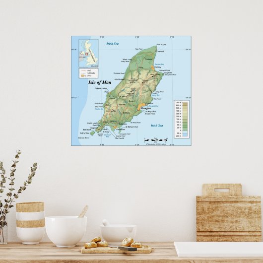 人類の島図 ポスター (キッチン)