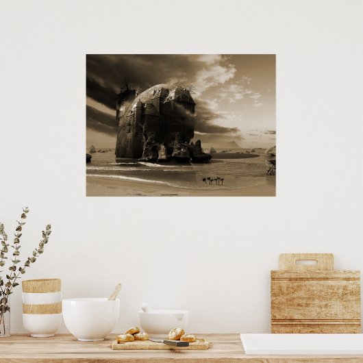 人類の生息地 ポスター (キッチン)