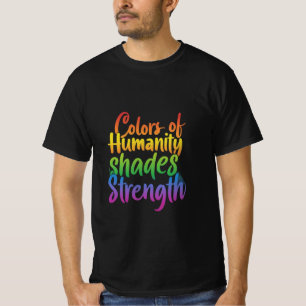人類の色 Tシャツ