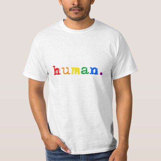 人類の誇り Tシャツ (正面)