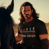 人類の進化の歴史 Tシャツ