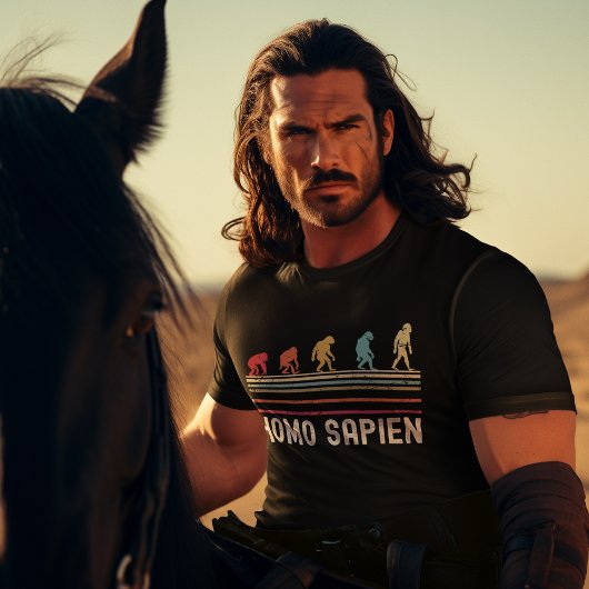 人類の進化の歴史 Tシャツ