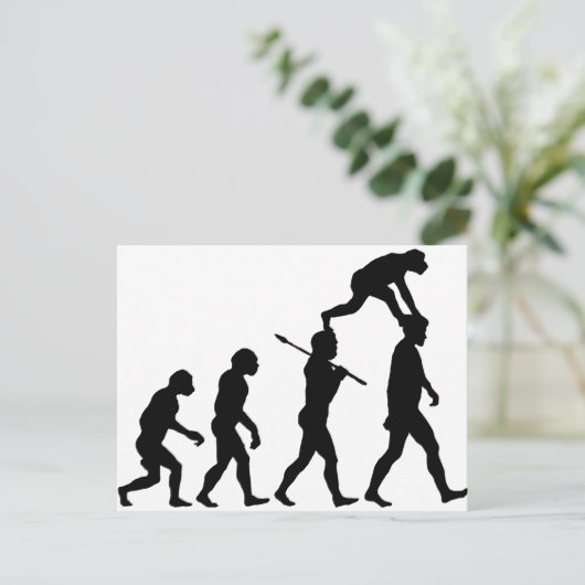 人類の進化 ポストカード (スタンド正面)