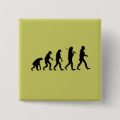 人類の進化 缶バッジ (正面)