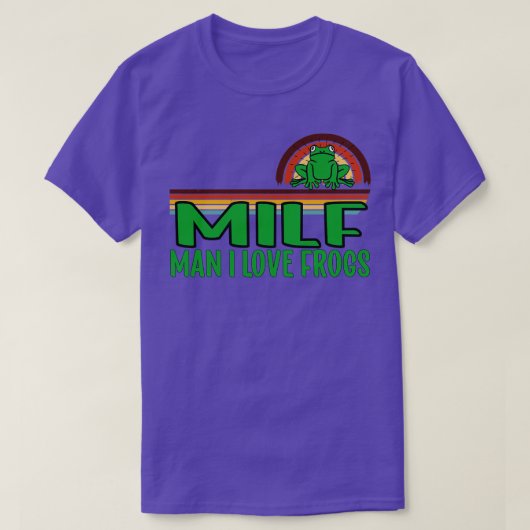 人類はカエルを愛する3 Tシャツ (デザイン正面)