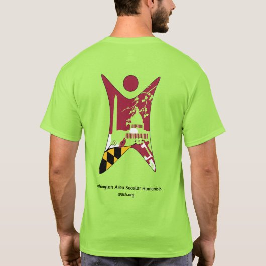 人類への信仰 Tシャツ (裏面)