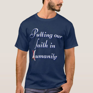 人類への信頼 Tシャツ