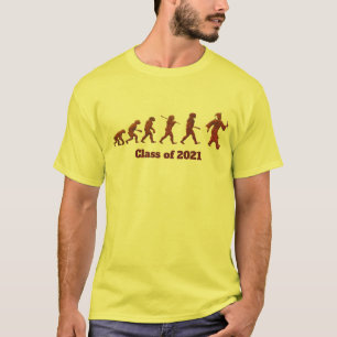 人類クールの進化LOLのおもしろい卒業 Tシャツ