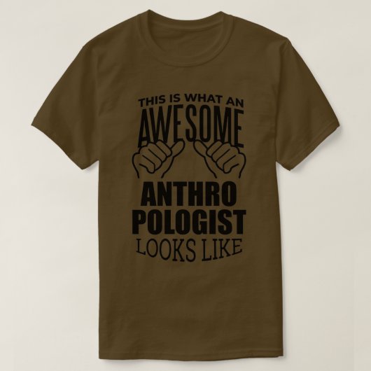 人類学おもしろいことわざ Tシャツ (デザイン正面)