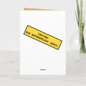 人類学おもしろい者は何でもデートする カード (裏面)