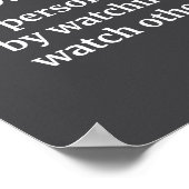 人類学おもしろい者定義 ポスター (角)