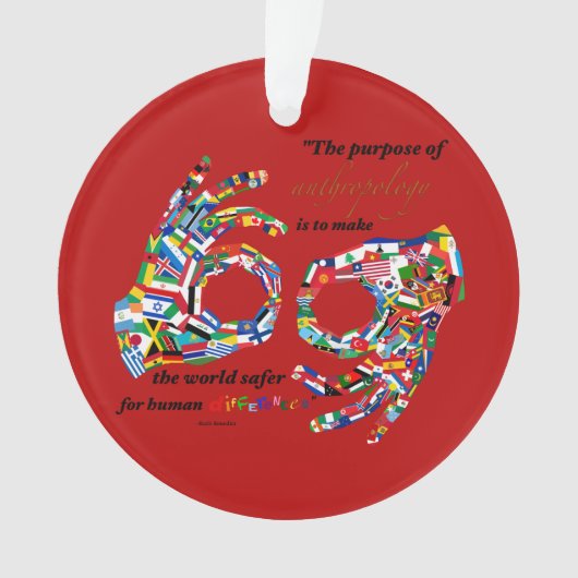 人類学のオーナメント オーナメント (正面)