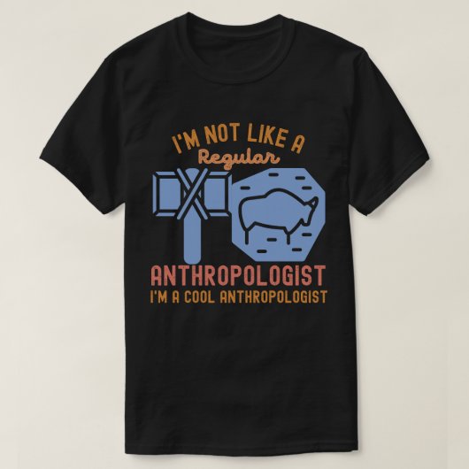 人類学の名言 誕生日おめでとう2 Tシャツ (デザイン正面)