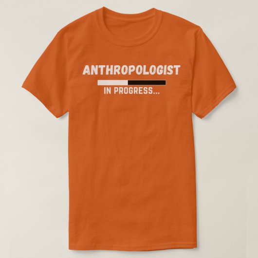 人類学の研究おもしろい段階の人類学者 Tシャツ (デザイン正面)