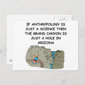 人類学の贈り物Tシャツ ポストカード (正面/裏面)