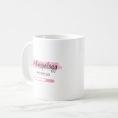 人類学の進行中パーソナライズされた- コーヒーマグカップ (正面左)