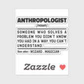 人類学名詞定義人類学愛好家 シール (シート)