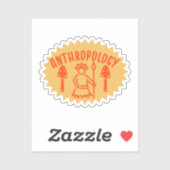 人類学学生 シール (シート)