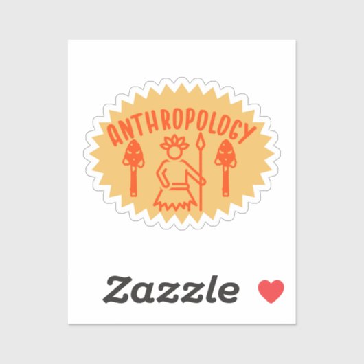 人類学学生 シール (シート)