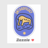 人類学学生 シール (シート)