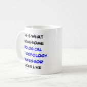 人類学生物学教授素晴らし コーヒーマグカップ (正面左)