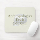 人類学者が古いスカル マウスパッド (マウス)