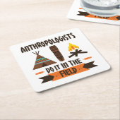 人類学者はフィールド人類学でこれを行う スクエアペーパーコースター (アングル)