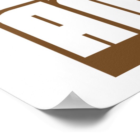 人類学頼について ポスター (角)