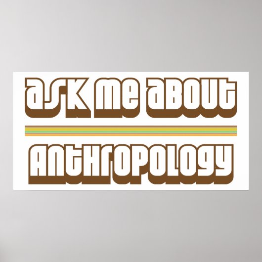 人類学頼について ポスター (正面)