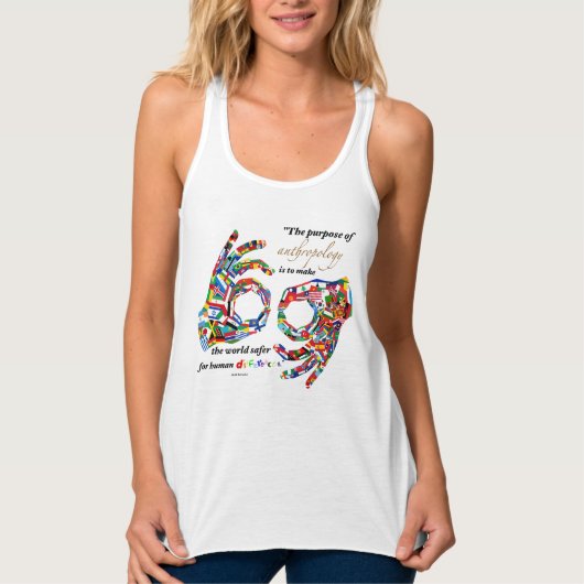 人類学 タンクトップ (正面)