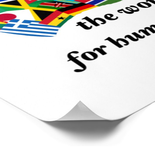 人類学 ポスター (角)