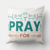 人類祈のために クッション (正面)