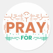 人類祈のために ラウンドシール (正面)