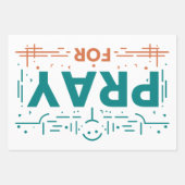 人類祈のために ラッピングペーパーシート (正面)