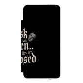 人類秋 INCIPIO iPhoneウォレットケース (フォリオ 正面)