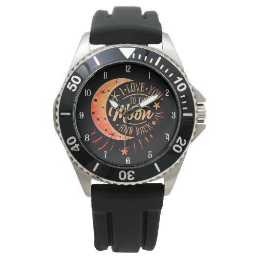 人類結婚の誕生日クリスマスの贈り物 腕時計 (正面)