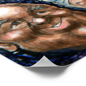 人類顔 ポスター (角)