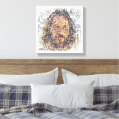 人類12x12ストレッチされたキャンバス印刷 キャンバスプリント (インサイチュ (寝室))