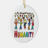 人類 セラミックオーナメント (右)