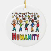 人類 セラミックオーナメント (裏面)