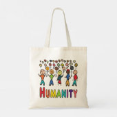 人類 トートバッグ (裏面)